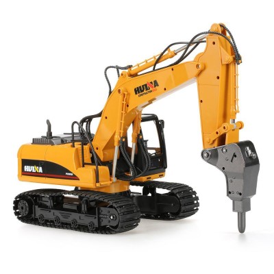 Радиоуправляемый экскаватор HUI NA 3in1 масштаб 1:14 2.4G - HN1550-60-70