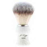 Помазок для бритья IL Ceppo, пластик, синтетический ворс, рукоять - серо-белый матовый цвет Помазок для бритья IL Ceppo, пластик, синтетический ворс, рукоять - серо-белый матовый цвет