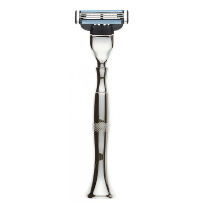 Станок для бритья IL Ceppo, MACH3, никелированная латунь, рукоять - серебристый цвет