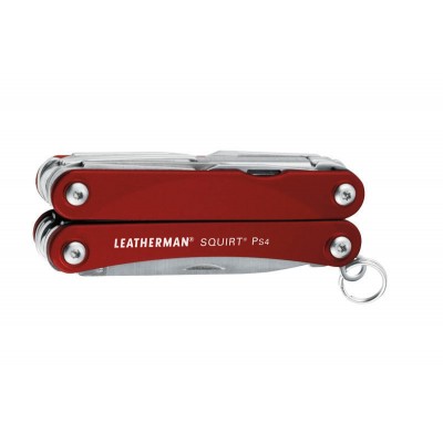 Мультитул Leatherman Squirt PS4 9 функций, красный 831227
