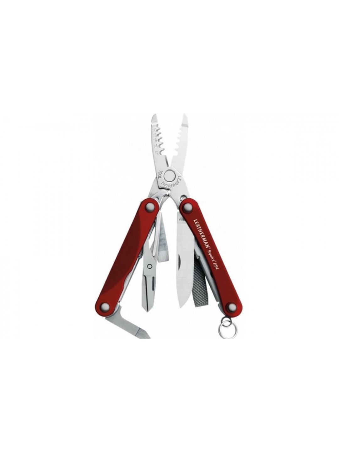 Мультитул Leatherman Squirt ES4, 13 функций, красный 831236