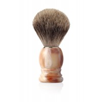 Помазок для бритья Mondial, пластик, ворс барсука, рукоять - цвет слоновой кости Помазок для бритья Mondial, пластик, ворс барсука, рукоять - цвет слоновой кости