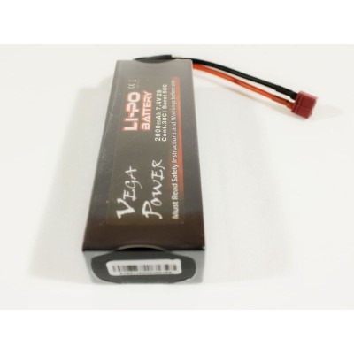 Аккумулятор Li-Po 2000mAh, 7,4V для Himoto 1/10