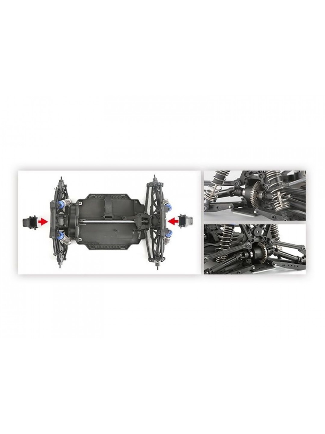 Радиоуправляемый монстр Remo Hobby MMAX (синий) 4WD 2.4G 1/10 RTR