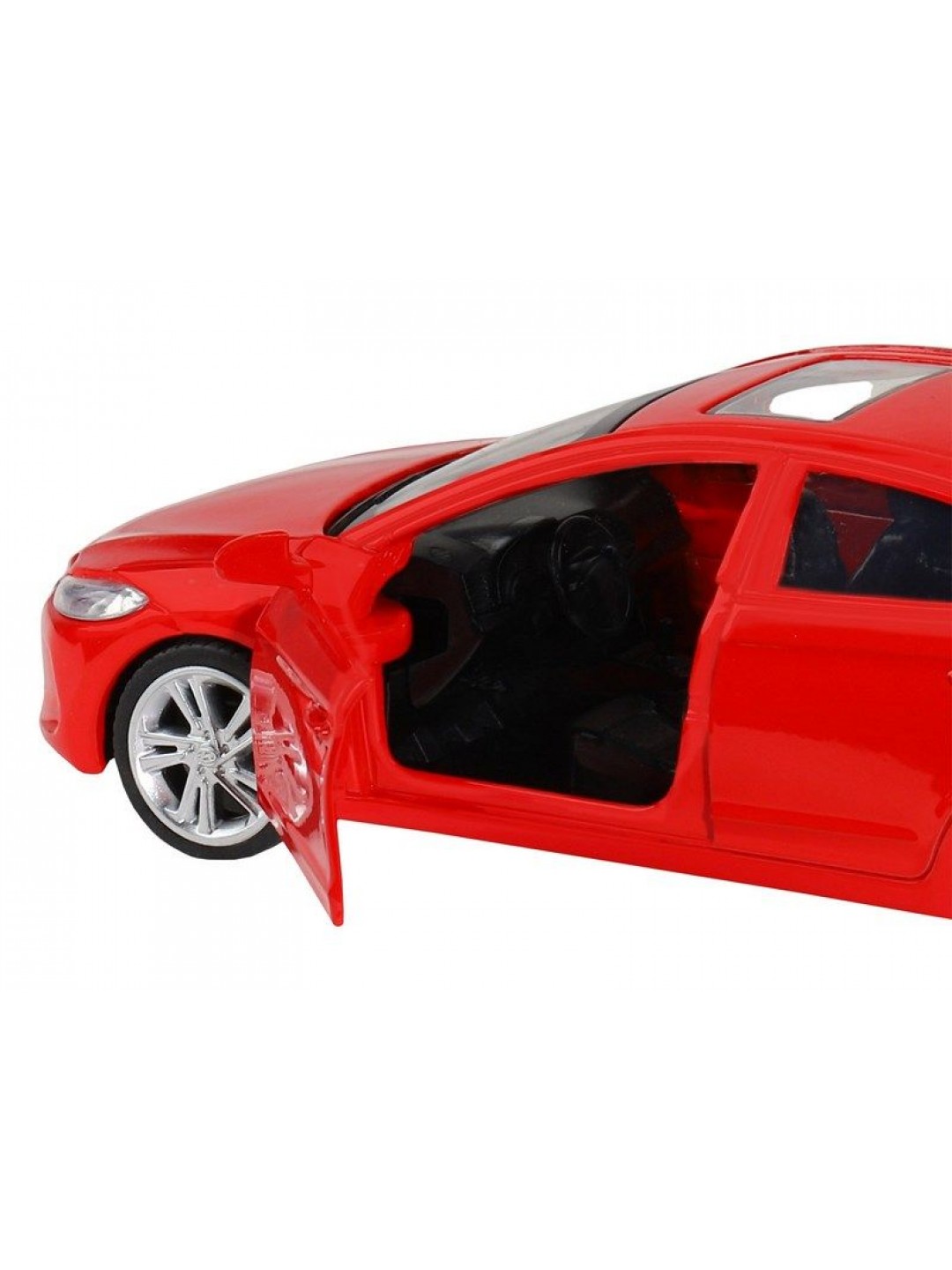 Машина "АВТОПАНОРАМА" HYUNDAI ELANTRA, красный, 1/40, инерция, в/к 17,5*12,5*6,5 см