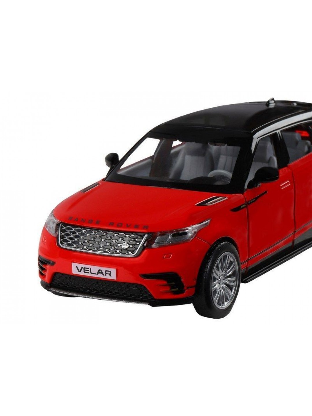 Машина "АВТОПАНОРАМА" Range Rover Velar, красный, 1/32, свет, звук, инерция, в/к 17,5*12,5*6,5