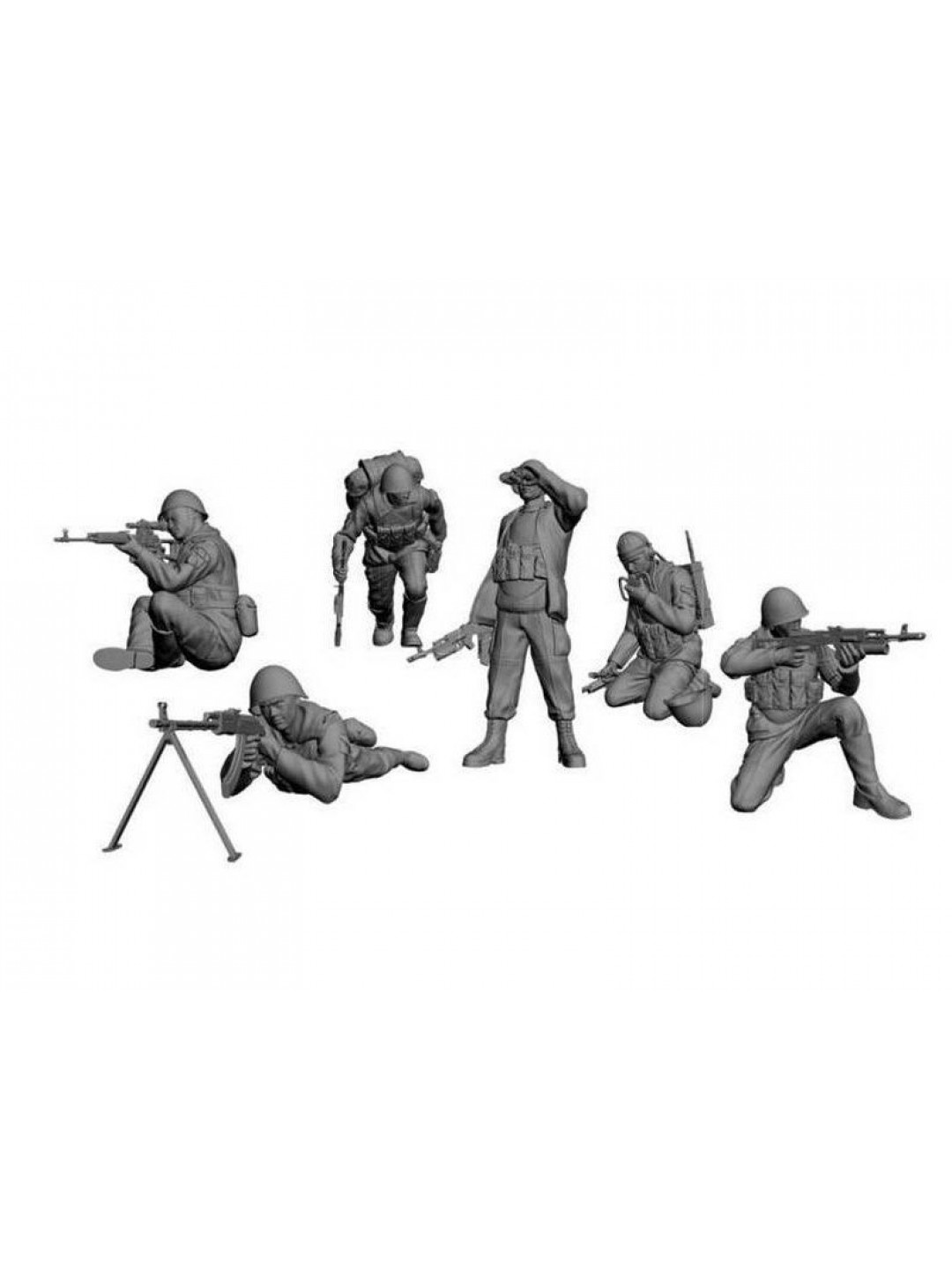 Сборная модель ZVEZDA Советские десантники. Афганистан, 1/35