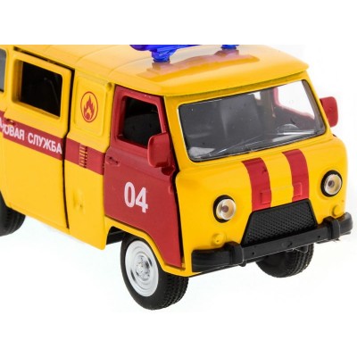 Машина "АВТОПАНОРАМА" инерц. УАЗ (аварийная) 1/50, в/к 12*7*5,5 см