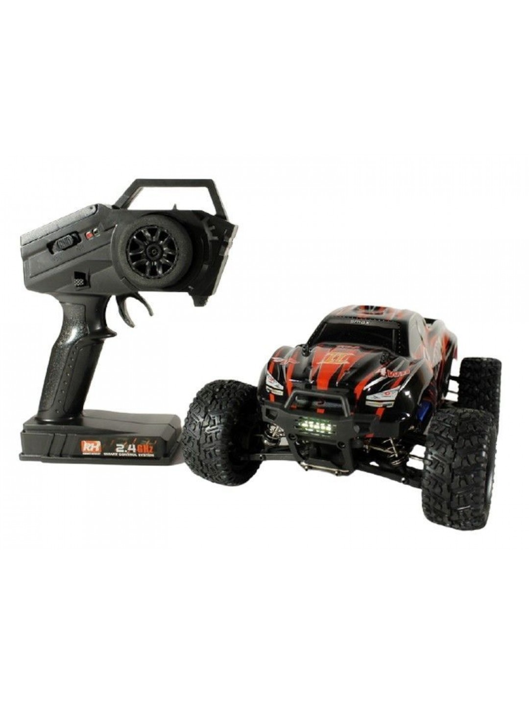 Радиоуправляемый монстр Remo Hobby SMAX V2.0  (красный) 4WD 2.4G 1/16 RTR