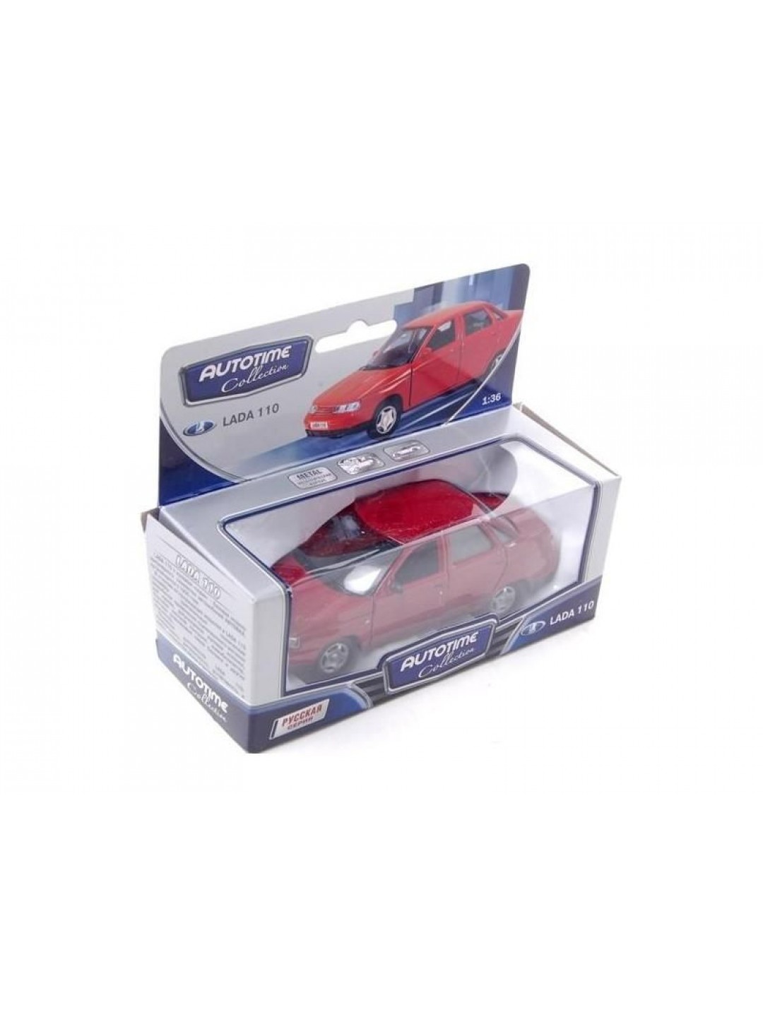 Машина Autotime "LADA 110" гражданская  1:36