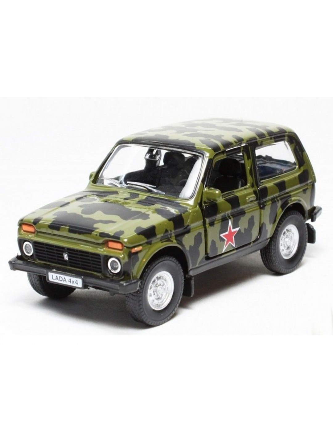 Машина Autotime "LADA 4x4" армейская 1:36