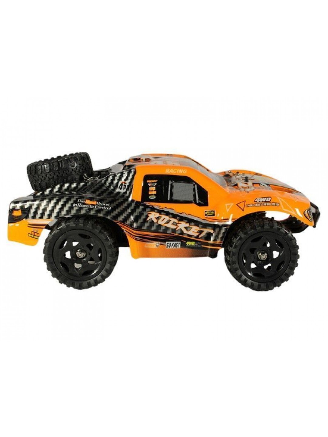 Радиоуправляемый шорт-корс Remo Hobby Rocket V2.0 (оранжевый) 4WD 2.4G 1/16 RTR