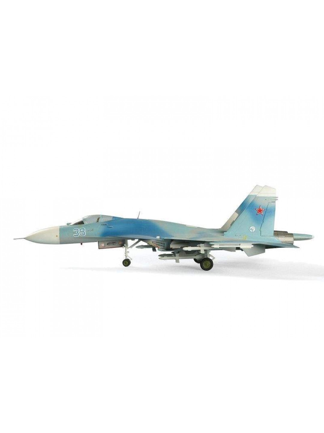 Сборная модель ZVEZDA Советский истребитель Су-27, подарочный набор, 1/72