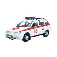 Машина Autotime "LADA 111" скорая помощь 1:36 Машина Autotime "LADA 111" скорая помощь 1:36