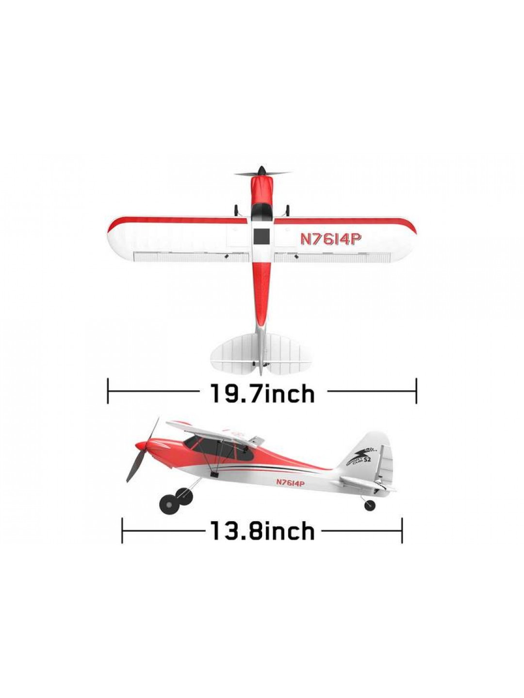 Радиоуправляемый самолет Volantex RC Sport Cub 500мм 2.4G 4ch LiPo RTF with Gyro
