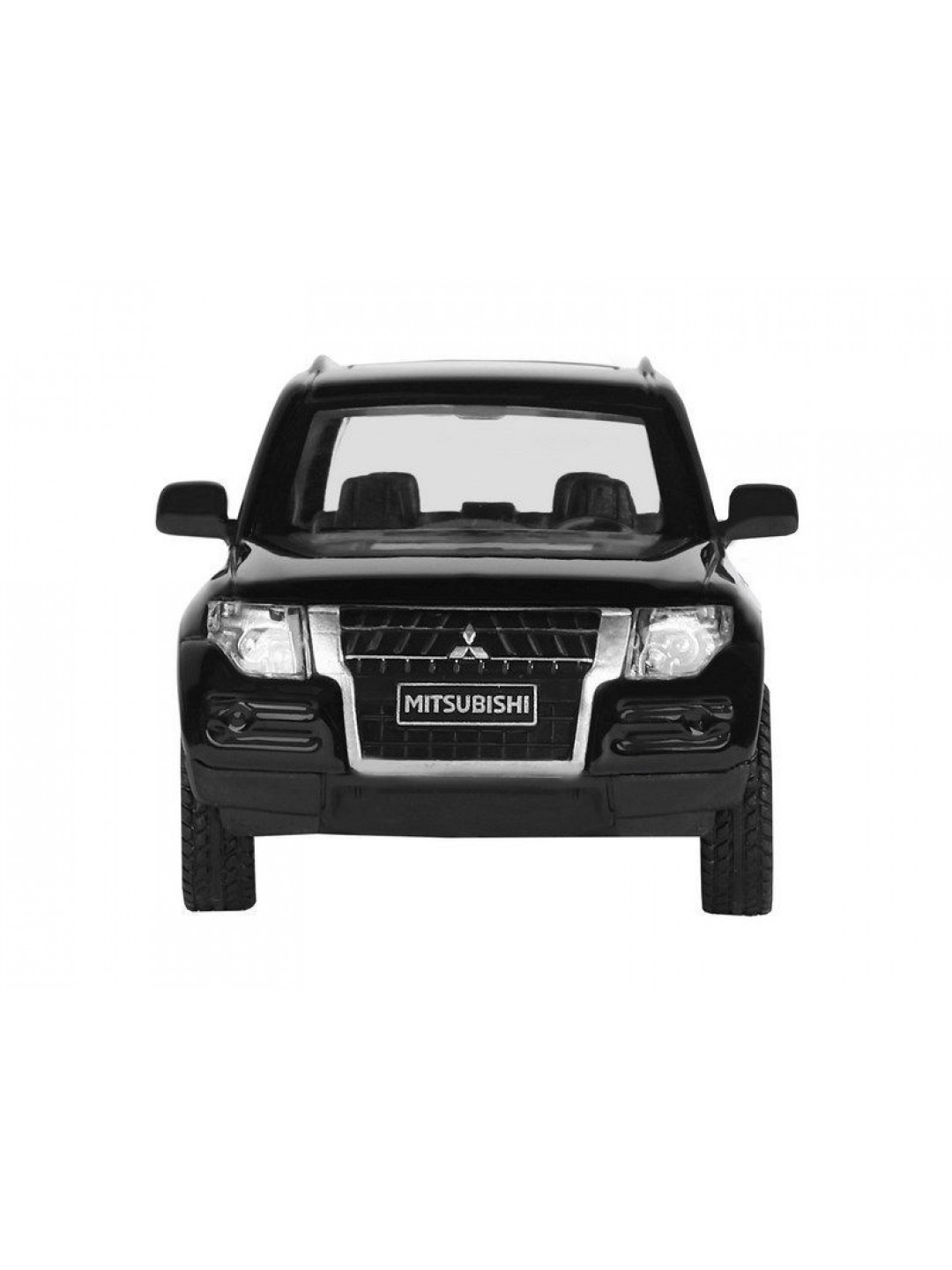 Машина "АВТОПАНОРАМА" Mitsubishi Pajero 4WD Tubro, черный, 1/43, инерция, в/к 17,5*12,5*6,5 см