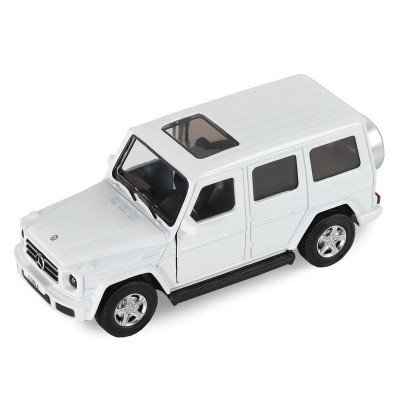 Машина "АВТОПАНОРАМА" Mercedes-Benz G350d, белый, 1/42, инерция, в/к 17,5*12,5*6,5 см