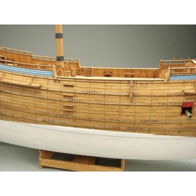 Сборная картонная модель Shipyard флейт Schwarzer Rabe (№39), 1/96