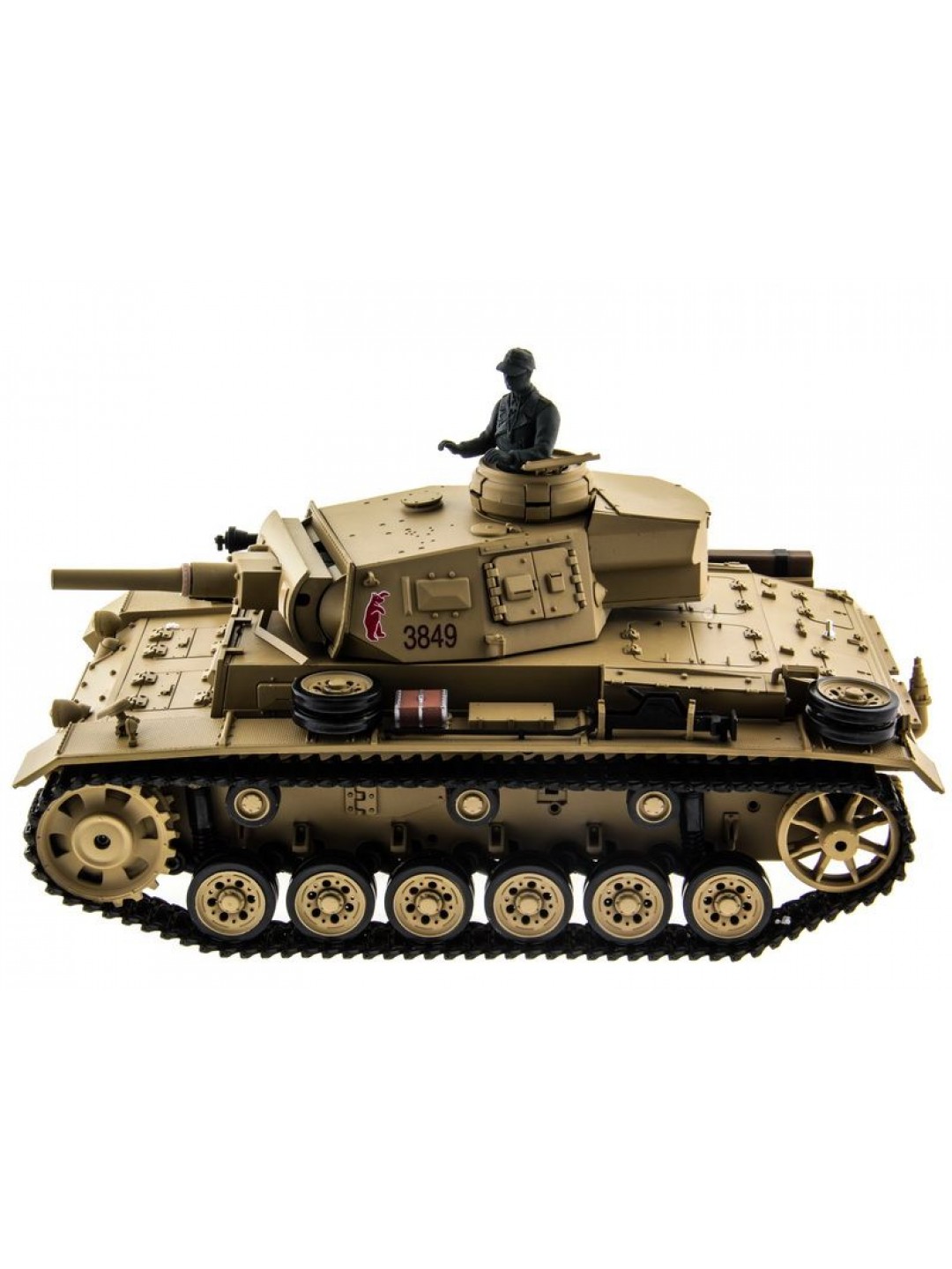 Р/У танк Heng Long 1/16 Panzerkampfwagen III (Германия) 2.4G RTR PRO песочный