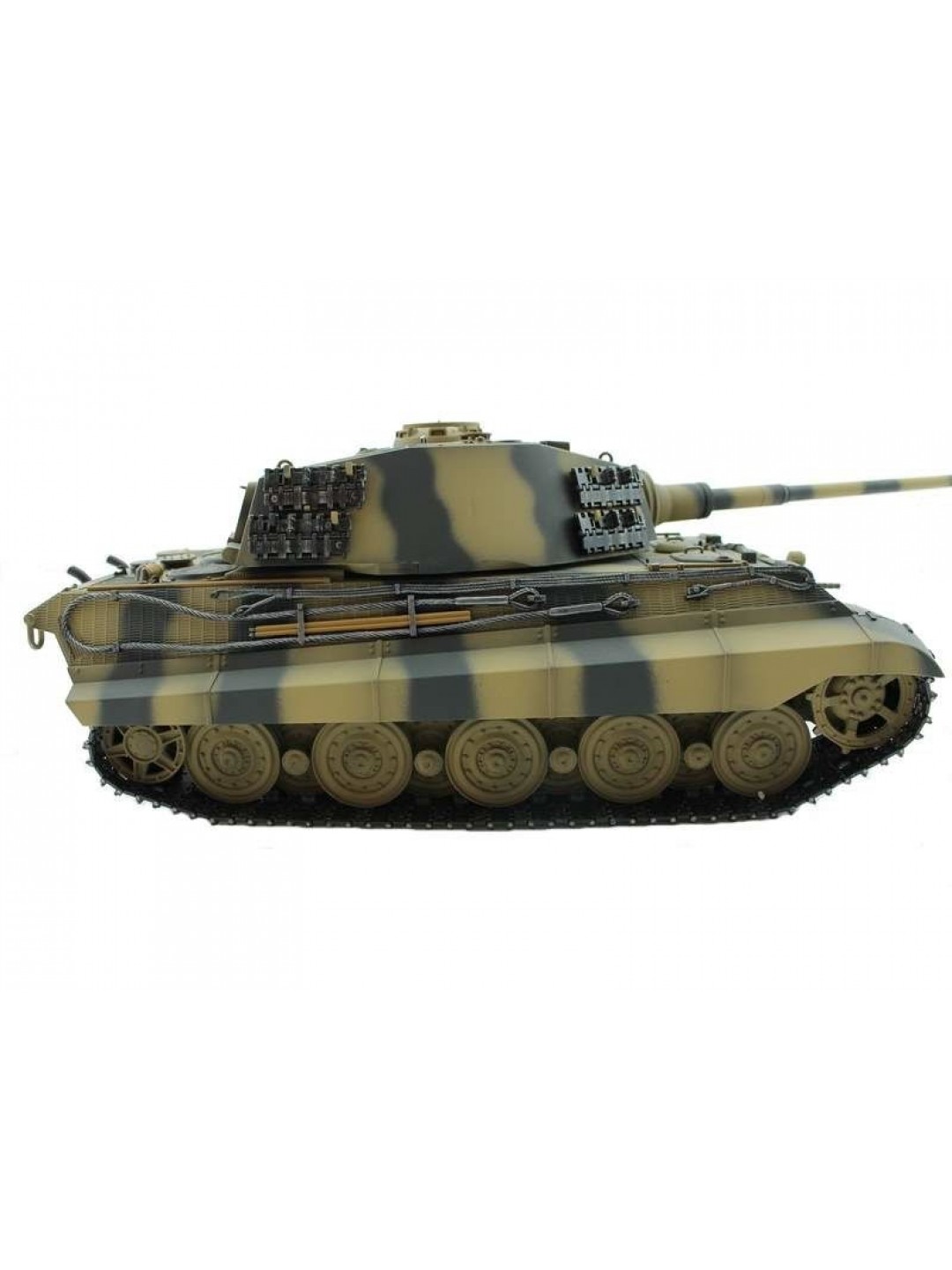 Р/У танк Torro King Tiger (башня Henschel) 1/16 2.4G, ВВ-пушка, деревянная коробка