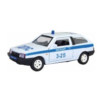 Машина Autotime "LADA 2108" милиция 1:36 Машина Autotime "LADA 2108" милиция 1:36