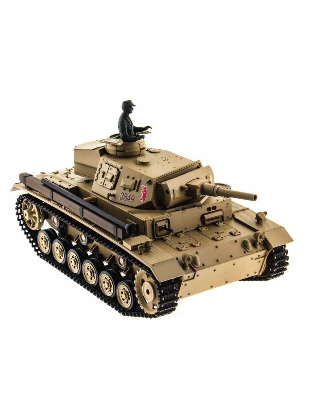 Р/У танк Heng Long 1/16 Panzerkampfwagen III (Германия) 2.4G RTR PRO песочный