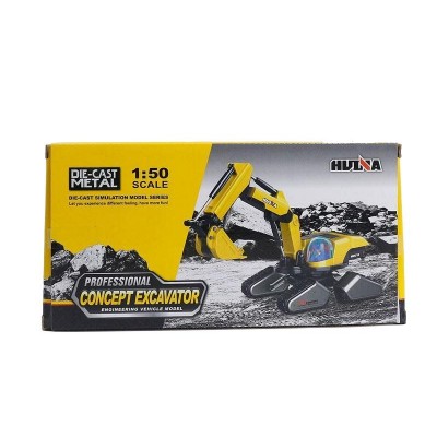 Металлический экскаватор HUI NA TOYS I9 concept 1/50