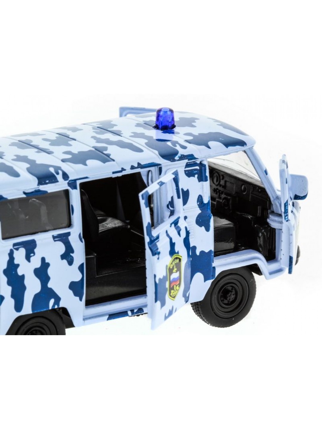 Машина "АВТОПАНОРАМА" инерц. УАЗ-452 (ОМОН) 1/50, в/к 12*7*5,5 см