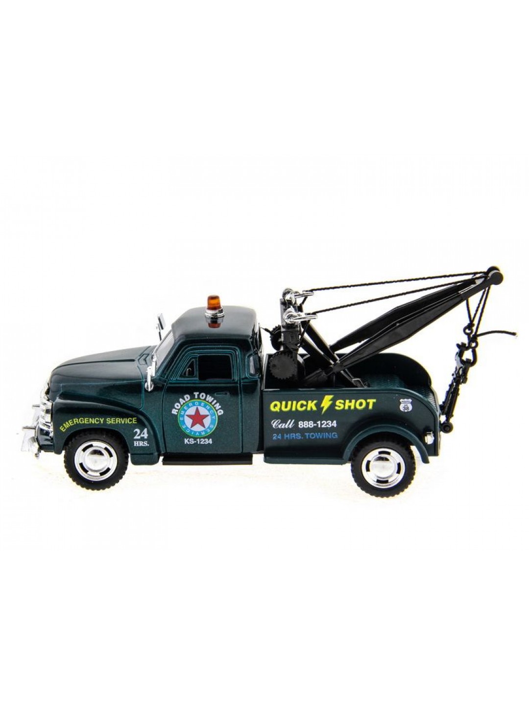 Машина Kinsmart 1953 Chevrolet 3100 Wreckler инерция (1/12шт.) 1:38 б/к