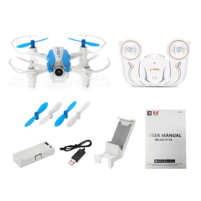 Р/У квадрокоптер Cheerson CX-17 WiFi RTF 2.4G (синий)
