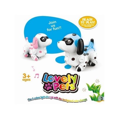 Робот-собачка HappyCow 777-614, сенсор, движется по линии, свет, звук