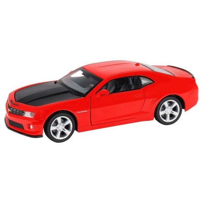 Машина "АВТОПАНОРАМА" Chevrolet Camaro SS, красный, 1/32, свет, звук, инерция, в/к 17,5*13,5*9 см