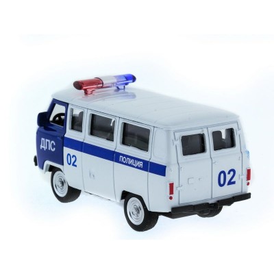 Машина "АВТОПАНОРАМА" инерц. УАЗ (ДПС) 1/50, в/к 12*7*5,5 см