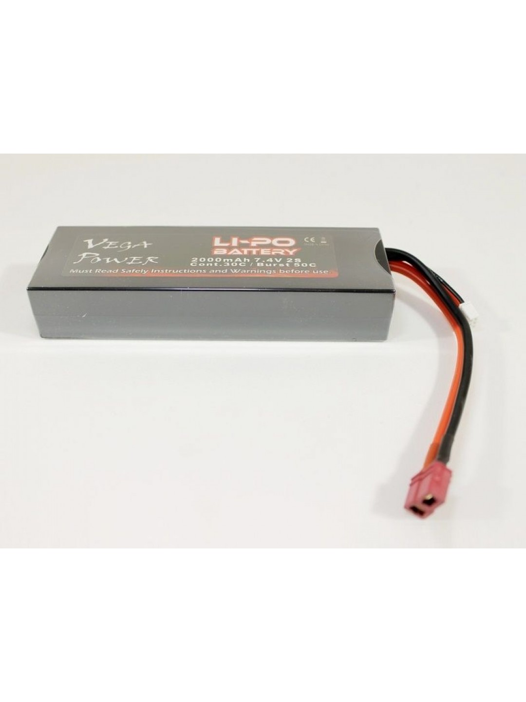 Аккумулятор Li-Po 2000mAh, 7,4V для Himoto 1/10
