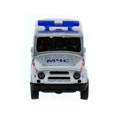 Машина "АВТОПАНОРАМА" инерц. УАЗ-469 (МЧС) 1/50, в/к 12*7*5,5 см