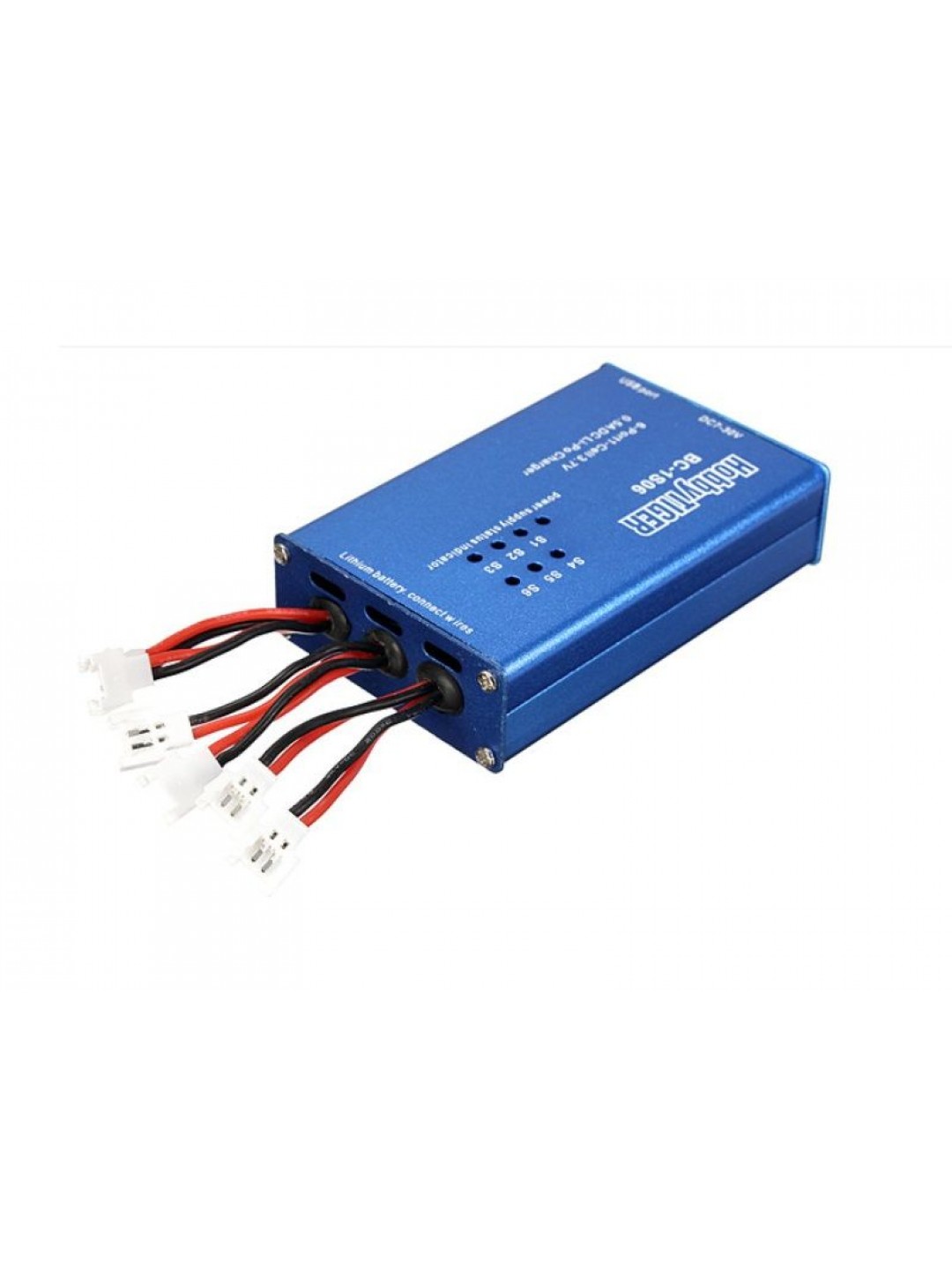 Зарядное устройство HobbyTiger BC-1S06 для заряда шести аккум. 1S Li-Po, 6x500mAh, Molex