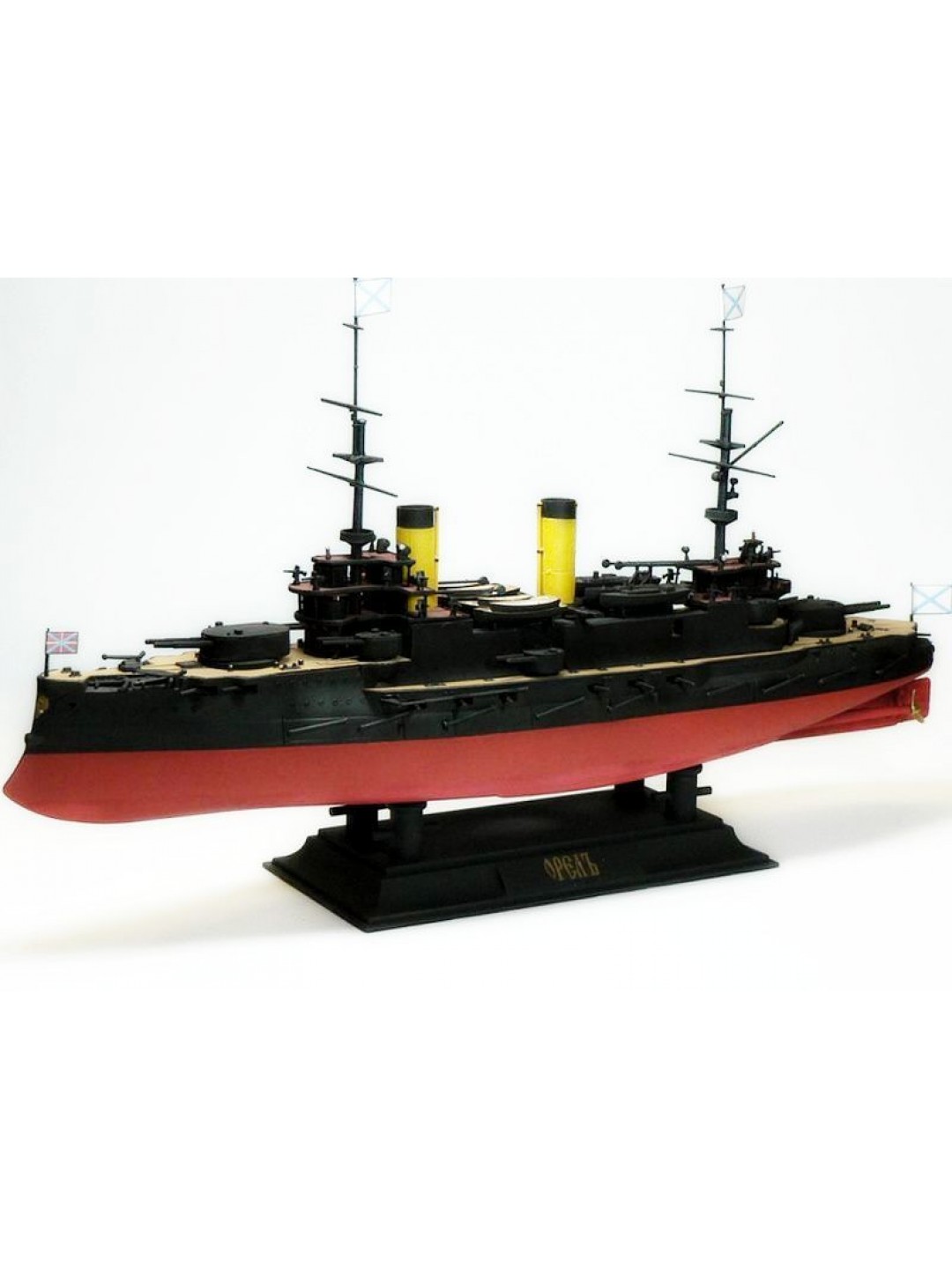 Сборная модель ZVEZDA Российский броненосец "Орел", 1/350