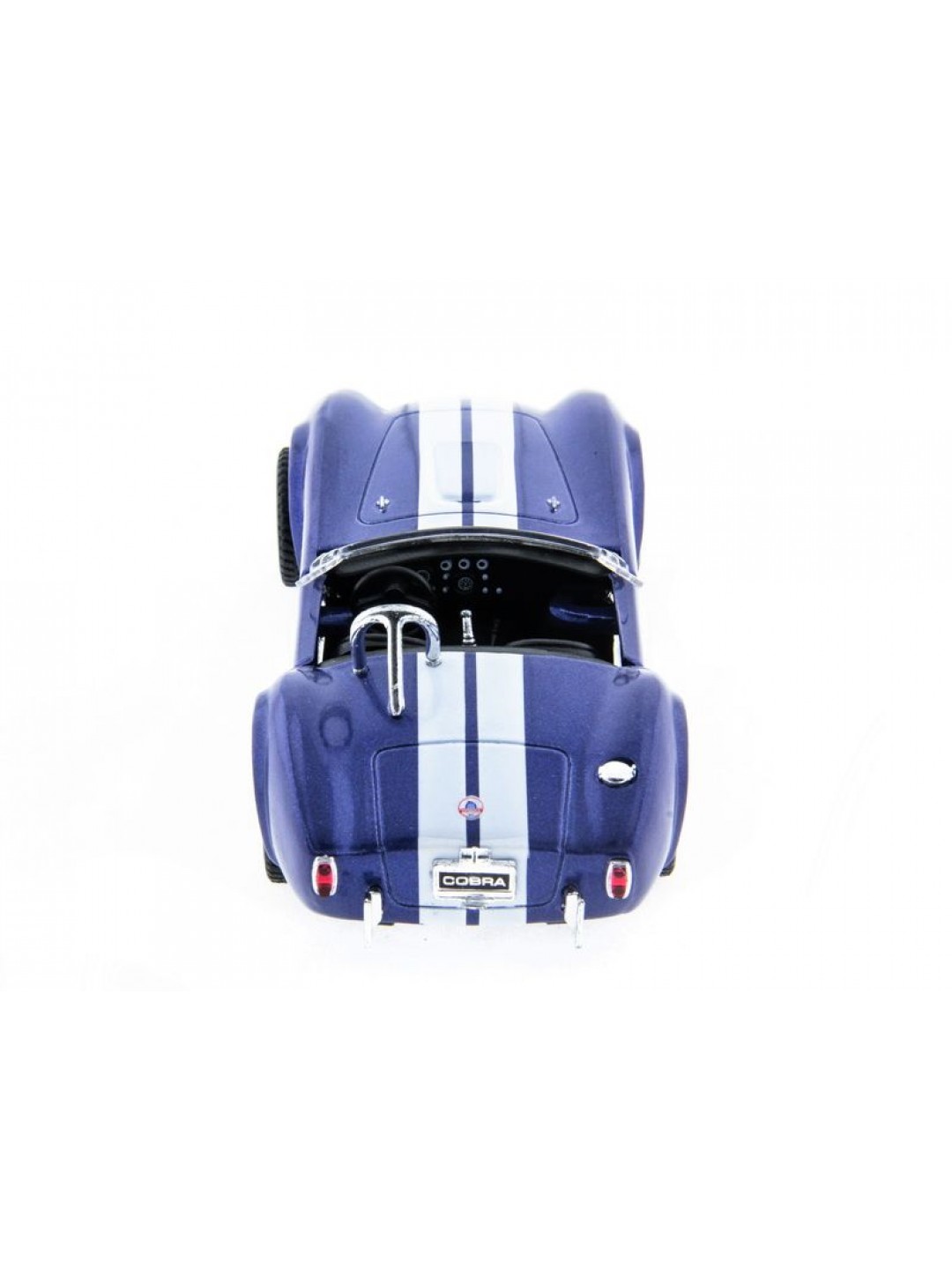 Машина Kinsmart Shelby Cobra 427 1965 инерция (1/12шт.) 1:32 б/к