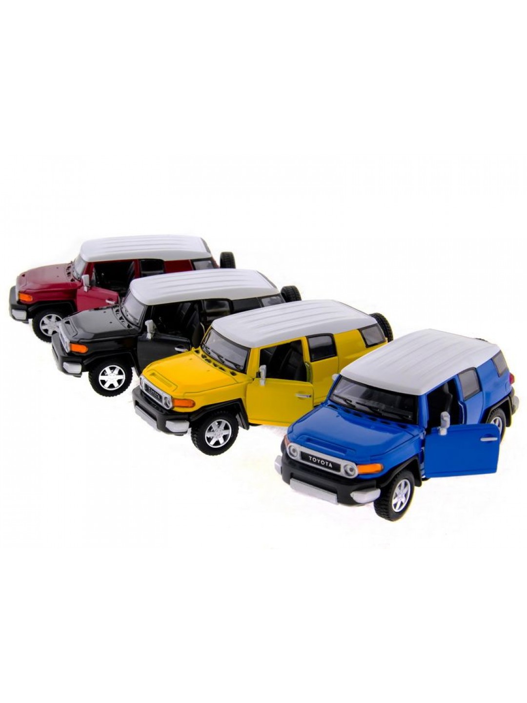 Машина Kinsmart "TOYOTA FJ CRUISER" инерция (1/12шт.) 1:36 б/к