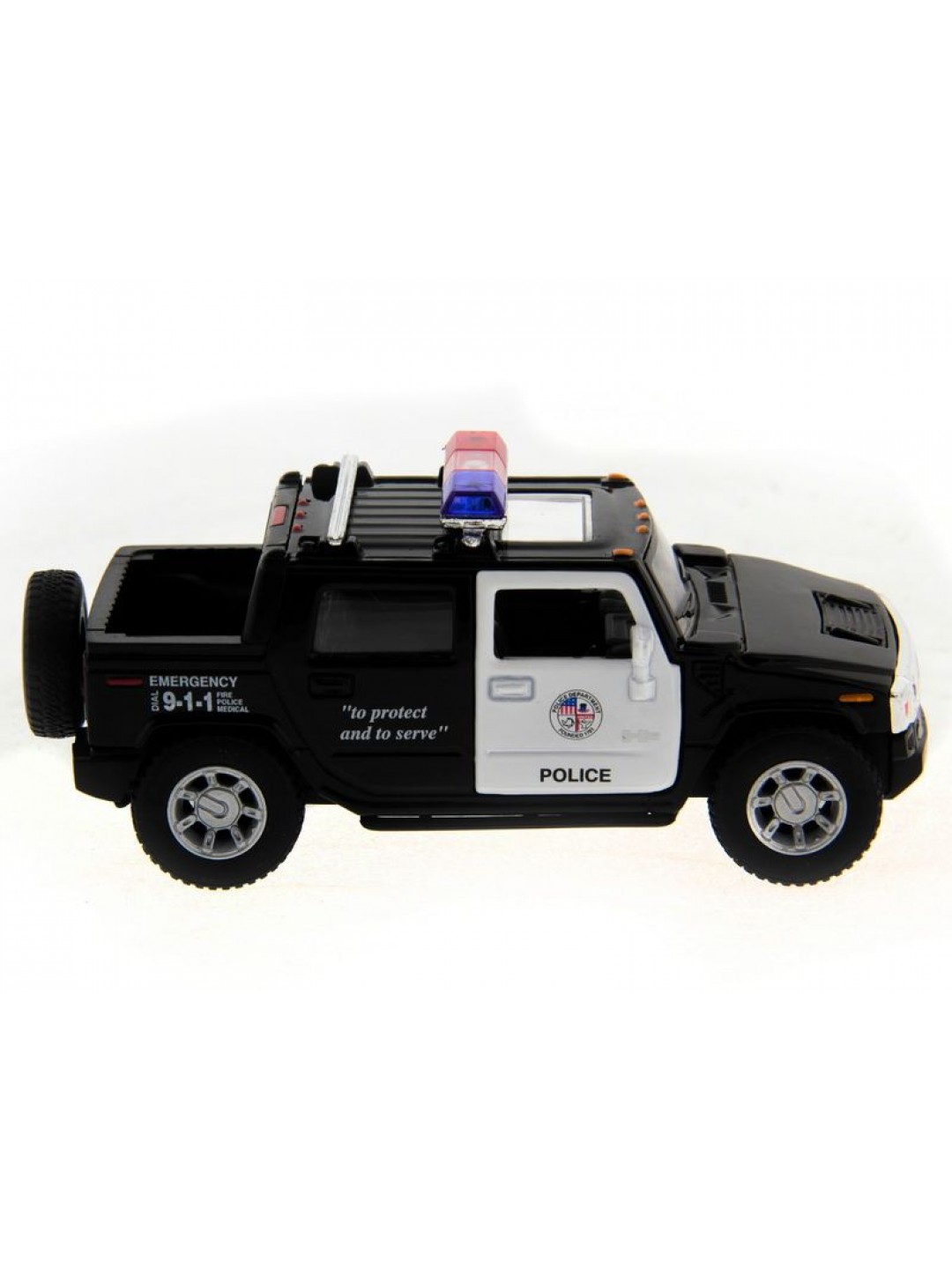 Машина Kinsmart 1:40 Hummer H2 Police инерция (1/12шт.) б/к