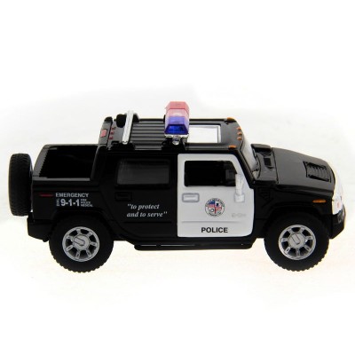 Машина Kinsmart 1:40 Hummer H2 Police инерция (1/12шт.) б/к