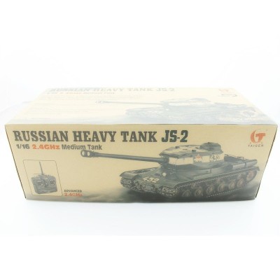 Р/У танк Taigen 1/16 ИС-2 модель 1944, СССР, зеленый, (для ИК танкового боя) 2.4G