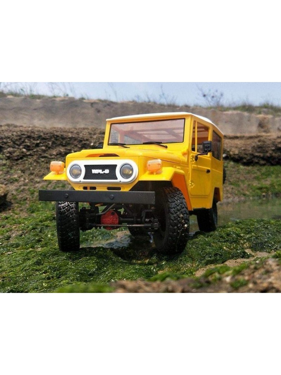 Радиоуправляемая машина WPL японский внедорожник FJ40 (желтая) 4WD 2.4G 1/16 RTR