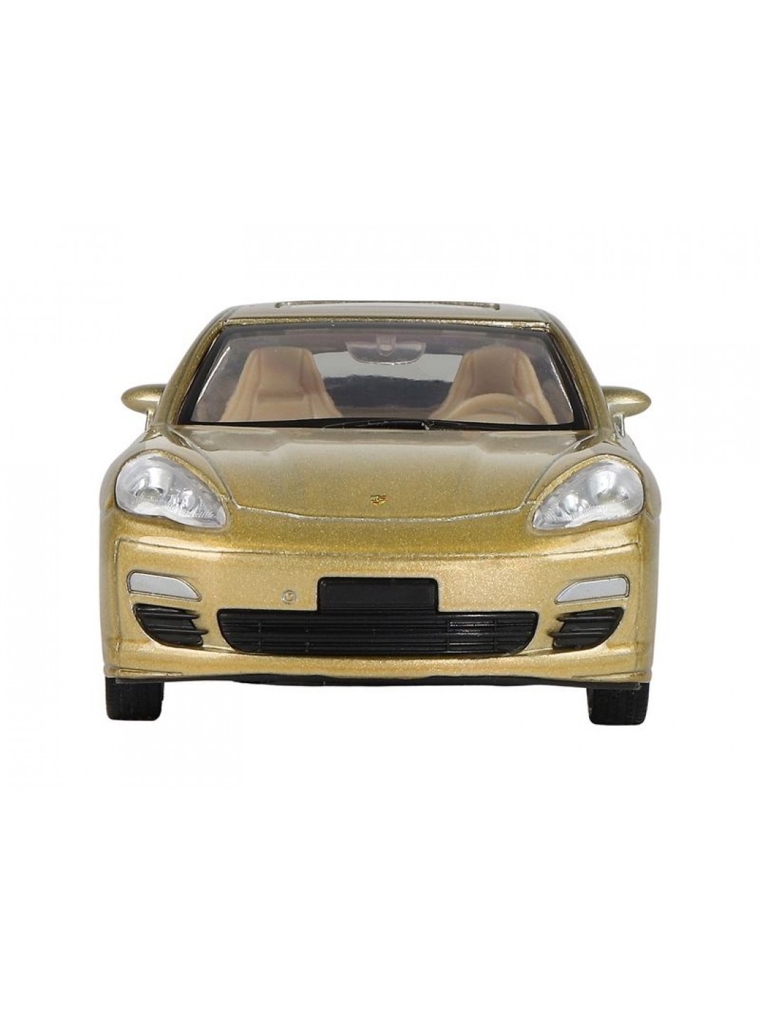 Машина "АВТОПАНОРАМА" Porsche Panamera S, золотой, 1/32, свет, звук, инерция, в/к 17,5*13,5*9 см