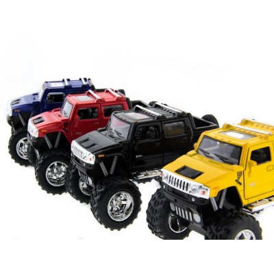 Машина Kinsmart 1:40 Haммer H2 (off road) инерция (1/12шт.) б/к