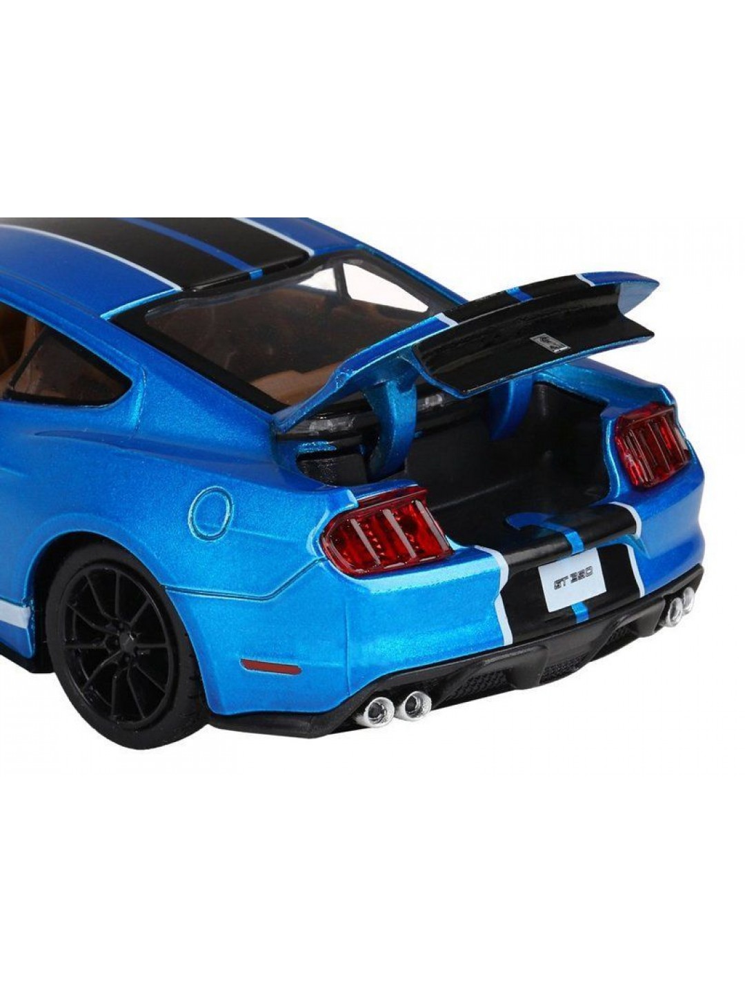 Машина "АВТОПАНОРАМА" Ford Shelby GT350, синий, 1/32, свет, звук, инерция, в/к 17,5*13,5*9 см