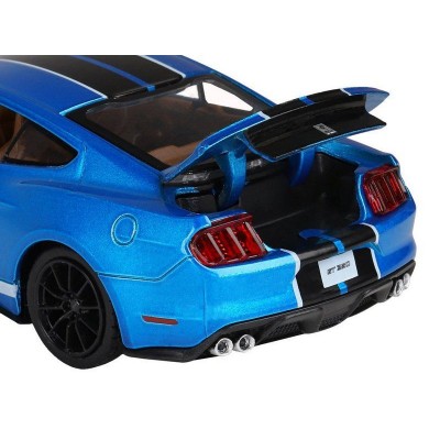 Машина "АВТОПАНОРАМА" Ford Shelby GT350, синий, 1/32, свет, звук, инерция, в/к 17,5*13,5*9 см