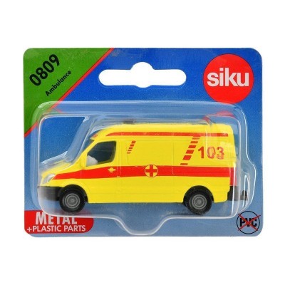 Микроавтобус Siku 0808RUS Реанимация, 8 см, желтый