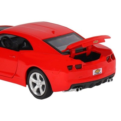 Машина "АВТОПАНОРАМА" Chevrolet Camaro SS, красный, 1/32, свет, звук, инерция, в/к 17,5*13,5*9 см