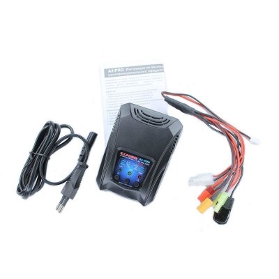 Универсальное З/У G.T.Power A3PRO-V1 LiPo/NiMh (220В/2A/2-3S) T-plug/TRX/Tamiya/Mini Tamiya/XT60